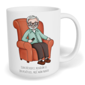 Hrnek klasický malý s vlastním potiskem - Jsem důchodce