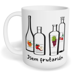 Hrnek klasický malý s vlastním potiskem - Frutarián