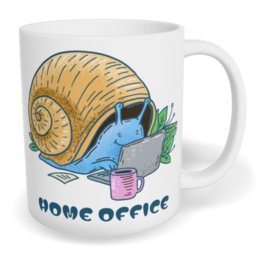 Hrnek klasický malý s vlastním potiskem - Home office