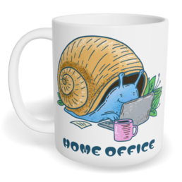 Hrnek klasický malý s vlastním potiskem - Home office