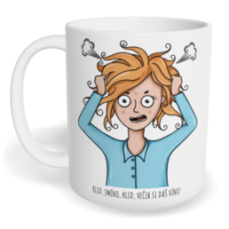 Hrnek klasický malý s vlastním potiskem - Klid