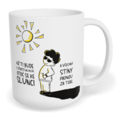 Hrnek klasický malý s vlastním potiskem - Až ti bude nejhůř