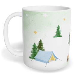 Fotohrnček klasický malý - Watercolor camping