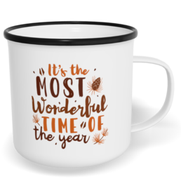 Hrnek plecháček s potiskem na míru - Wonderful