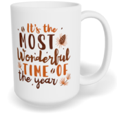 Hrnek klasický velký s vlastním potiskem - Wonderful