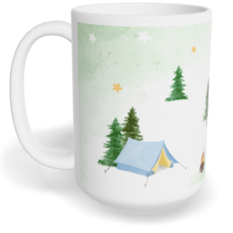 Fotohrnček klasický veľký - Watercolor camping