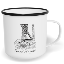 Hrnek plecháček s potiskem na míru - Šrame Ti v pale?