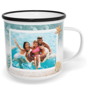 Fotohrnček plecháčik s fotkou a textom - Summer