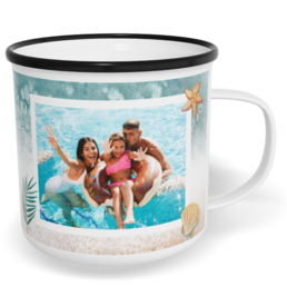 Fotohrnček plecháčik s fotkou a textom - Summer