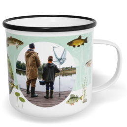 Fotohrnček plecháčik s fotkou a textom - Rybář