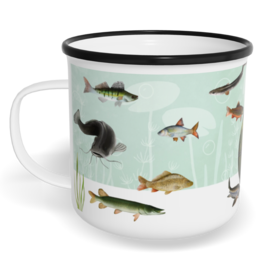 Fotohrnček plecháčik s fotkou a textom - Rybář