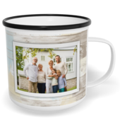 Fotohrnček plecháčik s fotkou a textom - Prkna