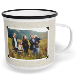 Hrnek plecháček s potiskem na míru - Plátno