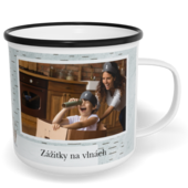 Fotohrnček plecháčik s fotkou a textom - Piráti