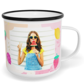 Fotohrnček plecháčik s fotkou a textom - Ovoce