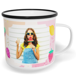 Fotohrnček plecháčik s fotkou a textom - Ovoce