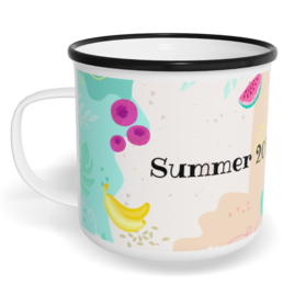 Hrnek plecháček s potiskem na míru - Ovoce