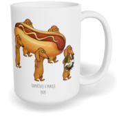 Hrnek klasický velký s vlastním potiskem - Odpočívej v pokoji