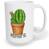 Hrnek klasický velký s vlastním potiskem - Nedotýkat se