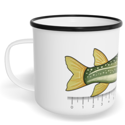 Hrnek plecháček s potiskem na míru - Na velikosti záleží