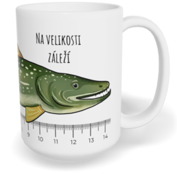 Hrnek klasický velký s vlastním potiskem - Na velikosti záleží