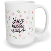 Hrnek klasický velký s vlastním potiskem - Mučitelka