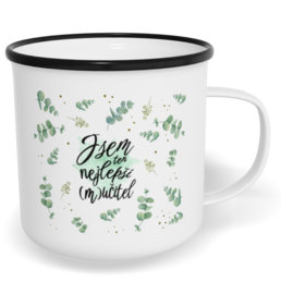 Hrnek plecháček s potiskem na míru - Mučitel