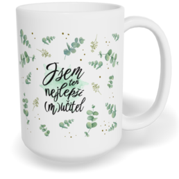 Hrnek klasický velký s vlastním potiskem - Mučitel