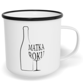 Hrnek plecháček s potiskem na míru - Matka roku