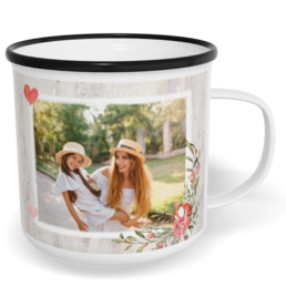 Fotohrnček plecháčik s fotkou a textom - Maminka