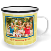 Fotohrnček plecháčik s fotkou a textom - Abeceda