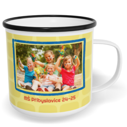 Fotohrnček plecháčik s fotkou a textom - Abeceda