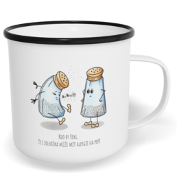 Hrnek plecháček s potiskem na míru - Alergie