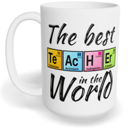 Hrnek klasický velký s vlastním potiskem - Best teacher