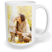 Fotohrnček klasický veľký - Bílý