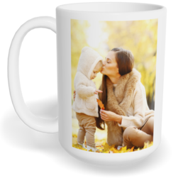 Fotohrnček klasický veľký - Bílý