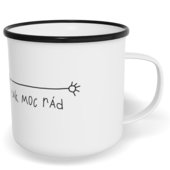 Hrnek plecháček s potiskem na míru - Mami, mám Tě rád