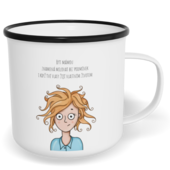 Hrnek plecháček s potiskem na míru - Máma znamená