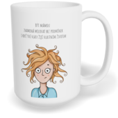 Hrnek klasický velký s vlastním potiskem - Máma znamená
