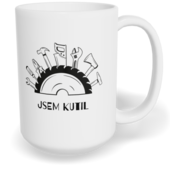 Hrnek klasický velký s vlastním potiskem - Kutil