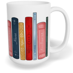 Hrnek klasický velký s vlastním potiskem - Knihovna