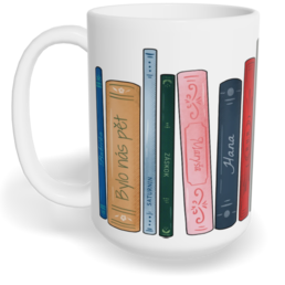 Hrnek klasický velký s vlastním potiskem - Knihovna