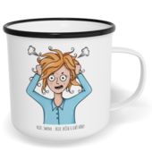 Hrnek plecháček s potiskem na míru - Klid