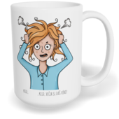 Hrnek klasický velký s vlastním potiskem - Klid