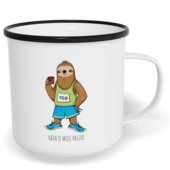 Hrnek plecháček s potiskem na míru - Káva je moje palivo