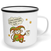 Hrnek plecháček s potiskem na míru - Kašpárek