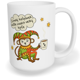 Hrnek klasický velký s vlastním potiskem - Kašpárek