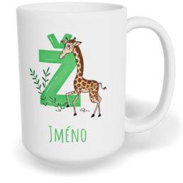 Hrnek klasický velký s vlastním potiskem - Jméno Ž