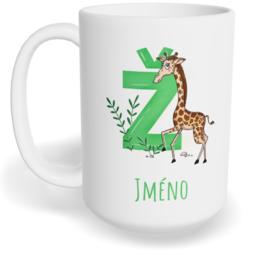 Hrnek klasický velký s vlastním potiskem - Jméno Ž