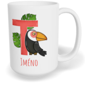 Hrnek klasický velký s vlastním potiskem - Jméno T